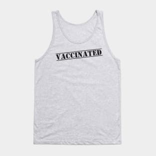 Vaccinated Check covid 2021 Tank Top